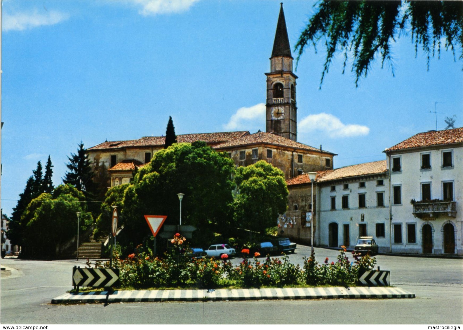 CAPPELLA MAGGIORE  TREVISO  Piazza Vittorio Veneto  Campanile  Auto  Insegna Sali E Tabacchi - Treviso