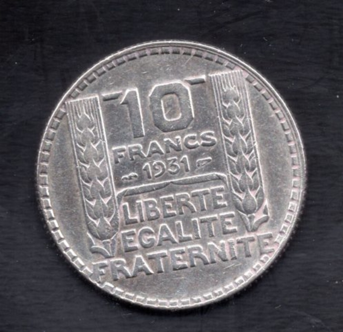 France Argent 10 Frs Turin 1931 - Other & Unclassified