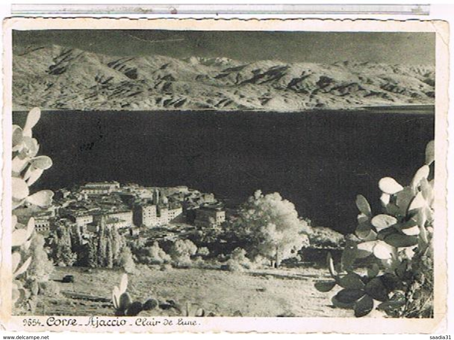 20..AJACCIO AU CLAIR DE LUNE  1952 - Ajaccio