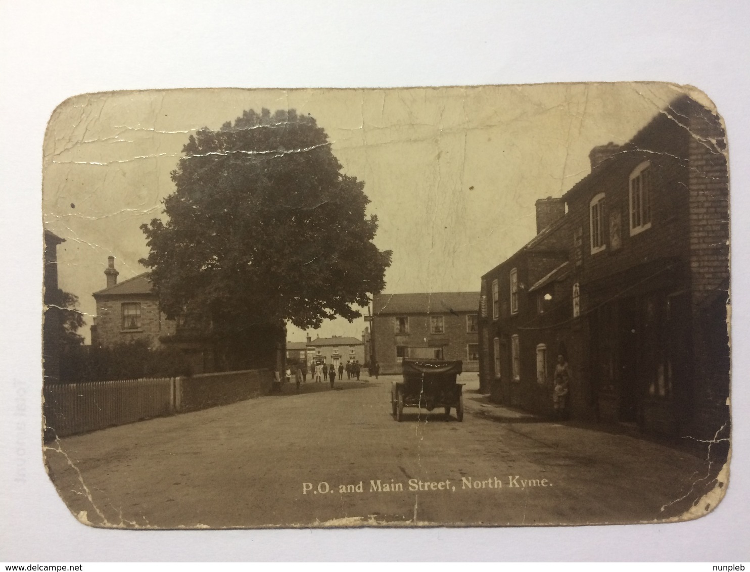 NORTH KYME - Lincolnshire - Post Office And Main Street - Sonstige & Ohne Zuordnung