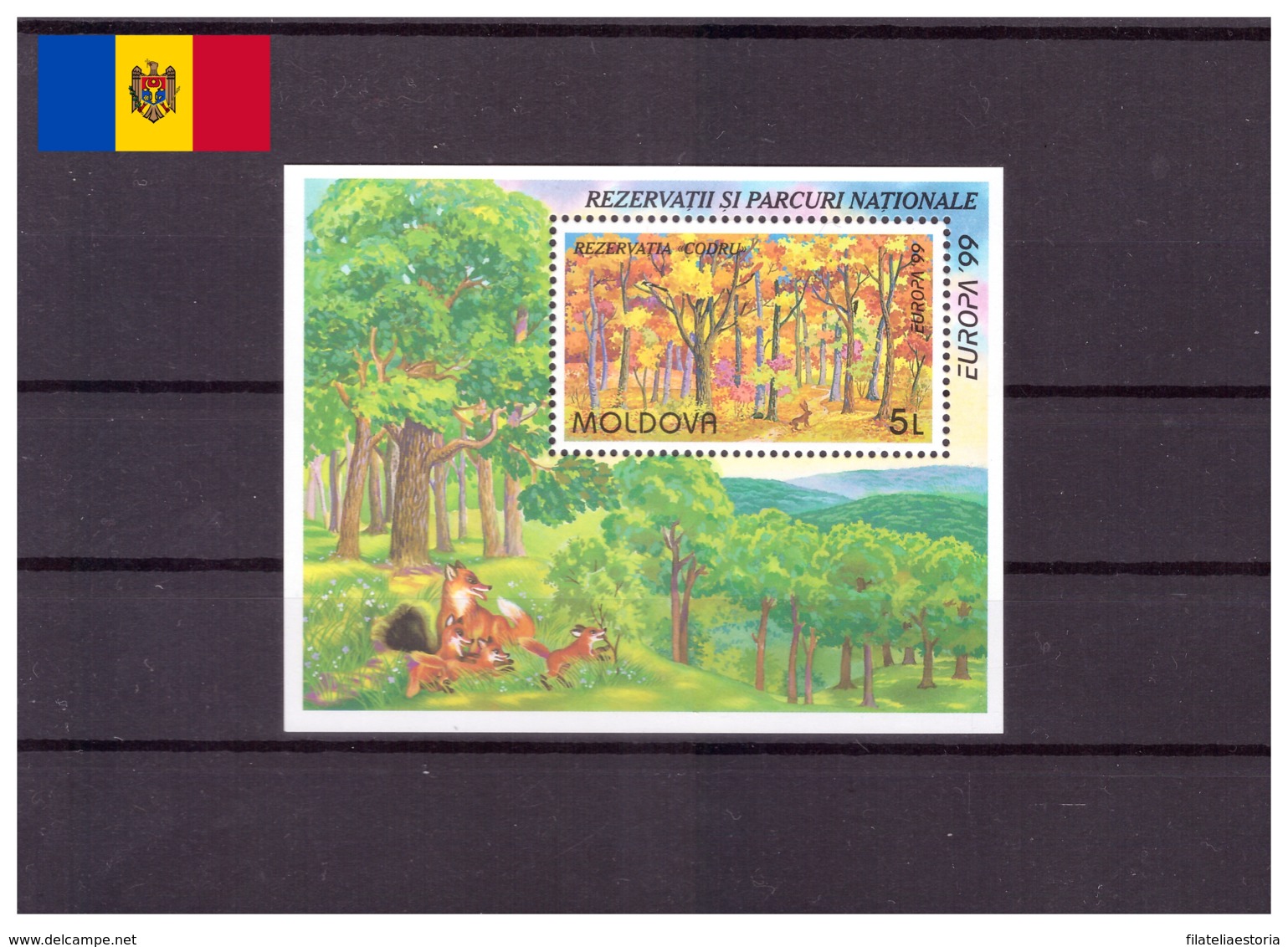 Moldavie 1999 - MNH ** - Europa - Nature - Arbres - Michel Nr. Bloc 18 (mda016) - Moldova