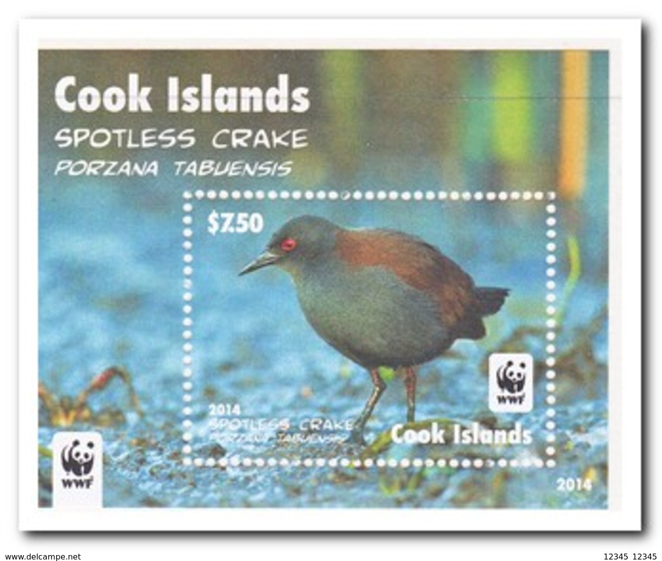 Cookeilanden 2014, Postfris MNH, Birds - Cookeilanden