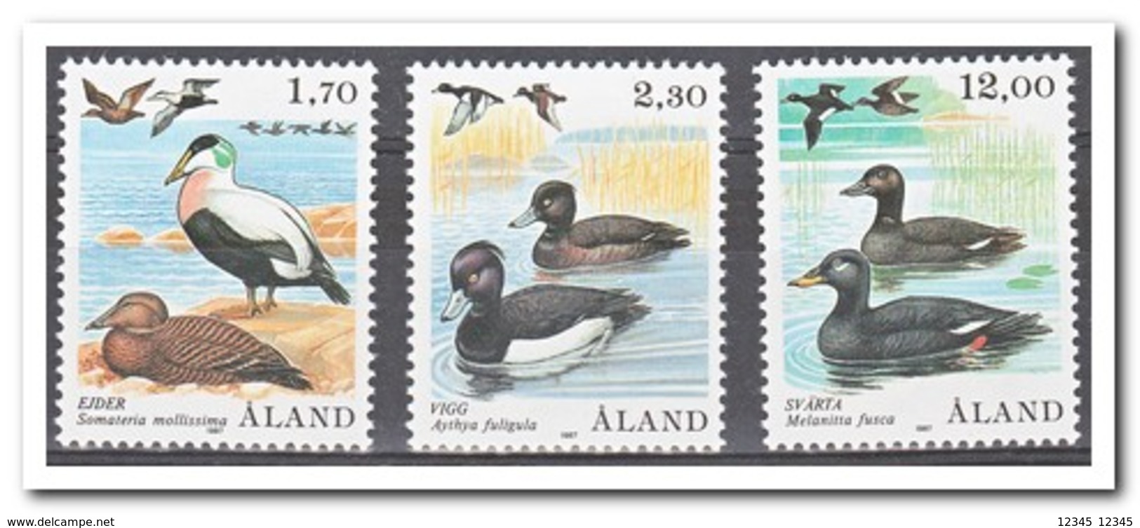 Aland 1987, Postfris MNH, Birds - Aland