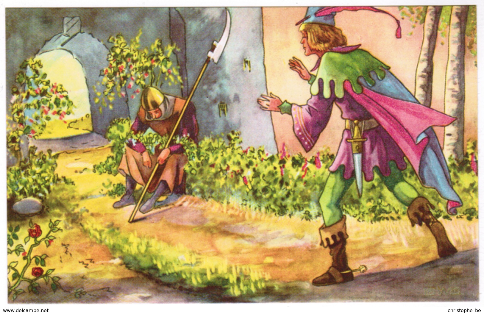 De Schone Slaapster, La Belle Au Bois Dormant (pk52758) - Fairy Tales, Popular Stories & Legends
