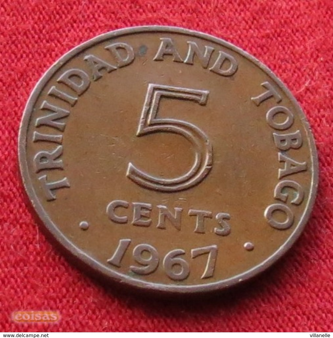 Trinidad E Tobago 5 Cents 1967 KM# 2 Trinite & Tobbacco - Trinité & Tobago