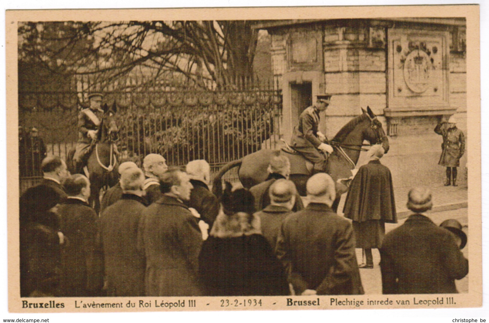 Brussel, Bruxelles, L'Avènement Du Roi Leopold III, Plechtige Intrede Van Leopold III (pk52765) - Fêtes, événements