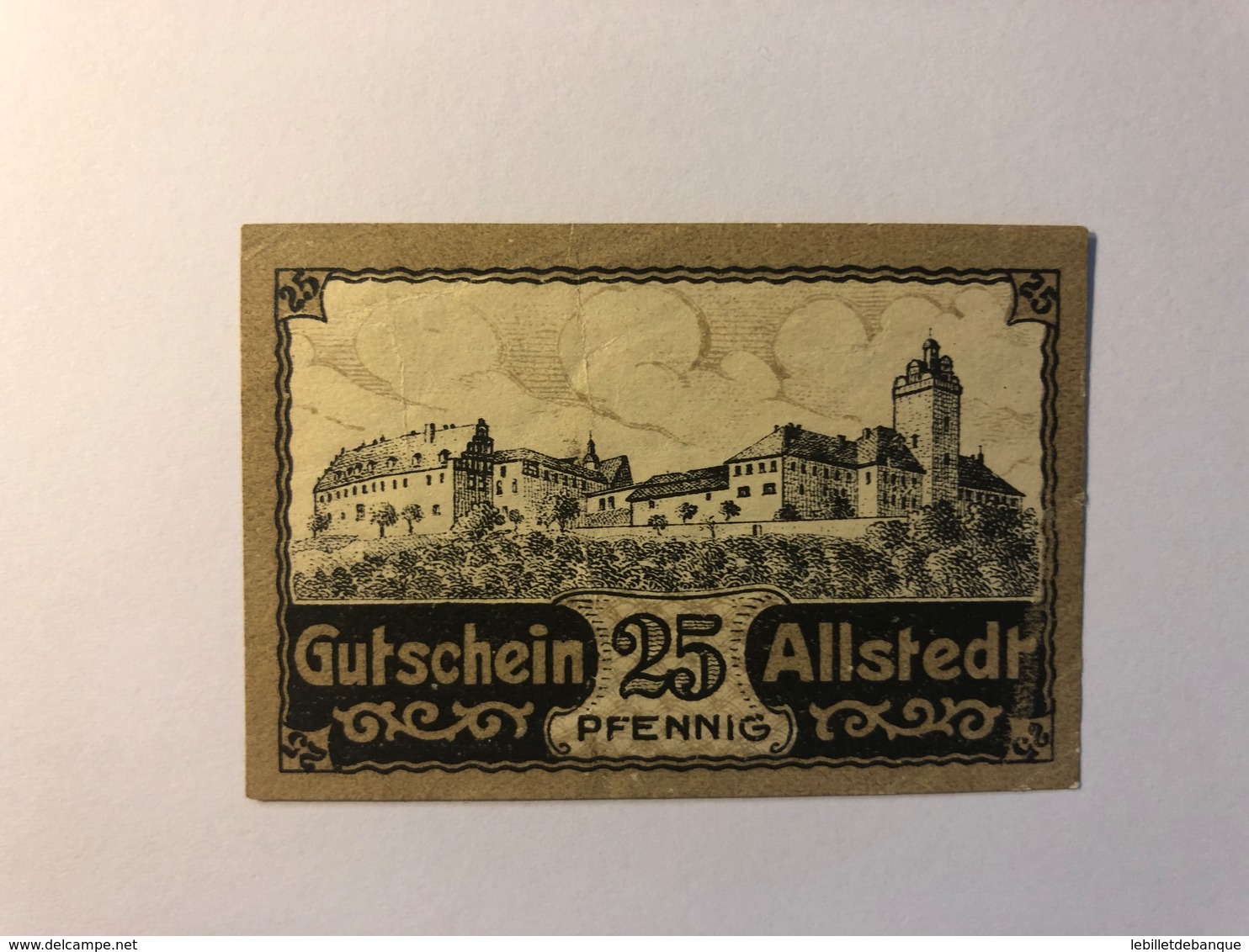 Allemagne Notgeld Allstedt 25 Pfennig - Collections