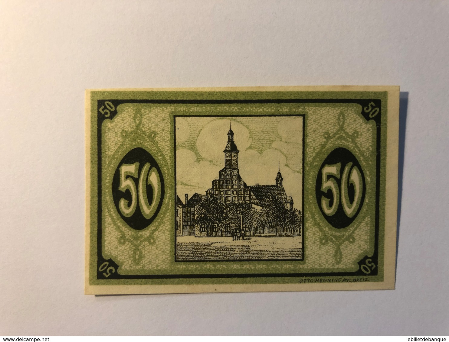 Allemagne Notgeld Allstedt 50 Pfennig - Collections