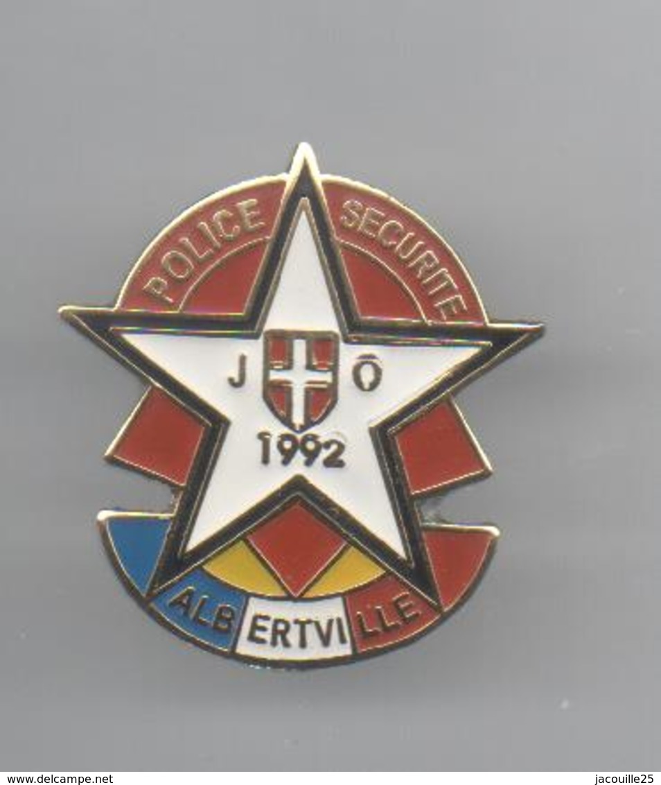 PINS PIN'S POLICE SECURITE JO ALBERTVILLE 1992 EGF - Police