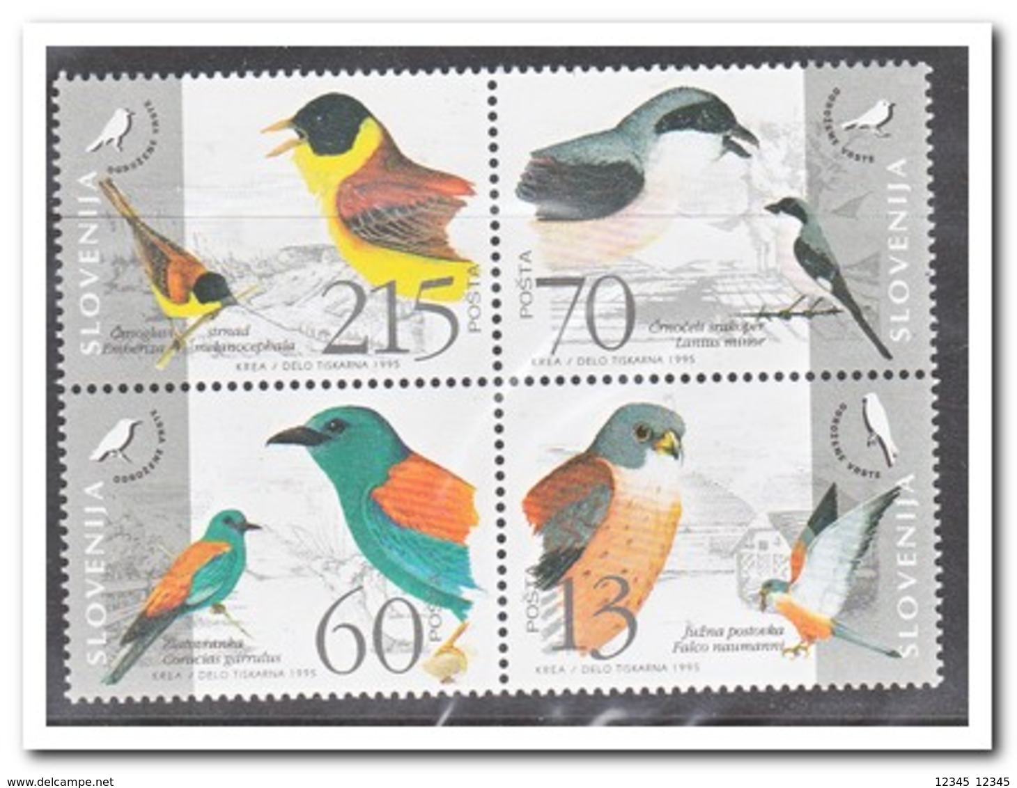 Slovenië 1995, Postfris MNH, Birds - Slovenië