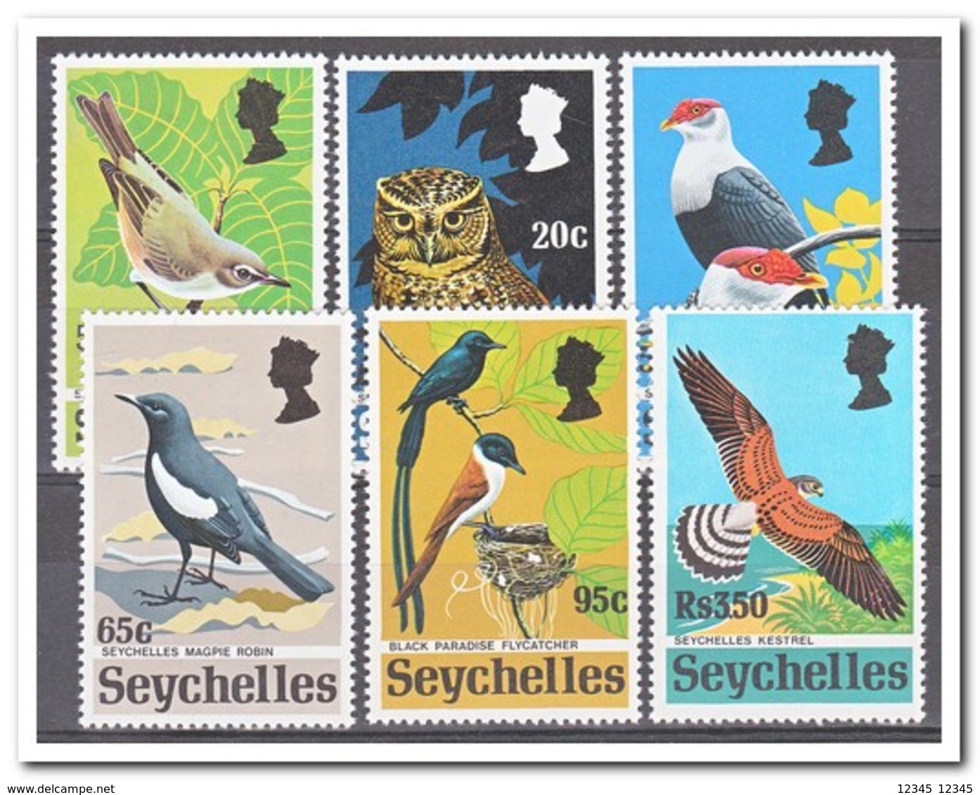 Seychellen 1972, Postfris MNH, Birds - Seychelles (1976-...)