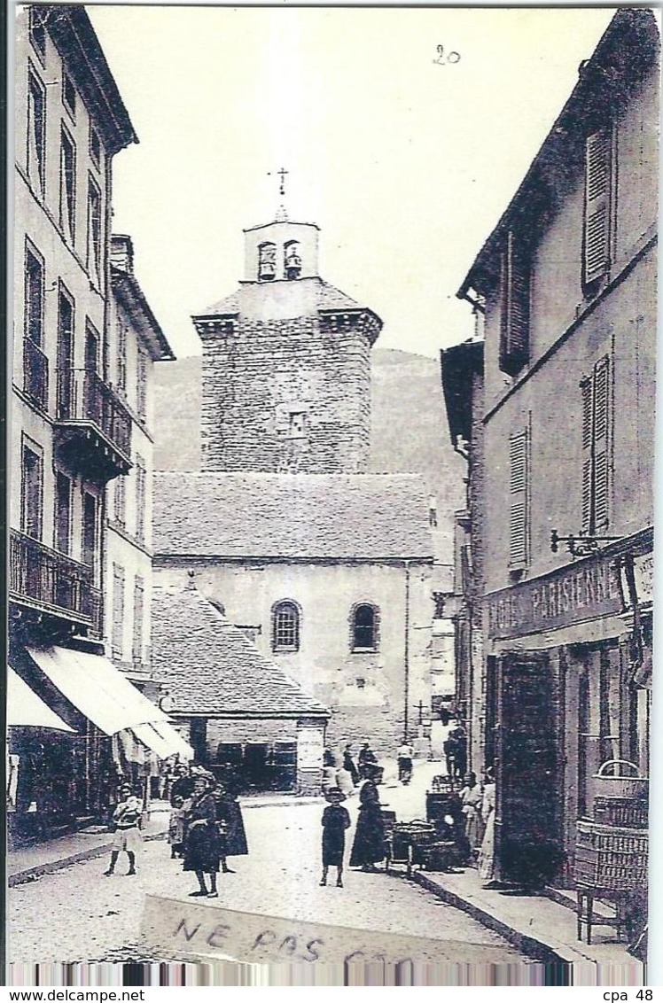 Lozère : Mende, Reproduction Sur Papier-Photo, Rue De La République... - Mende