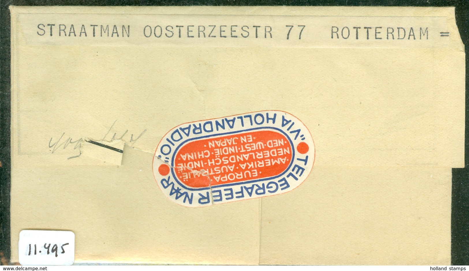 TELEGRAM RIJKSTELEGRAAF Uit 1940 Van VOORBURG Naar ROTTERDAM     (11.495) - Autres & Non Classés