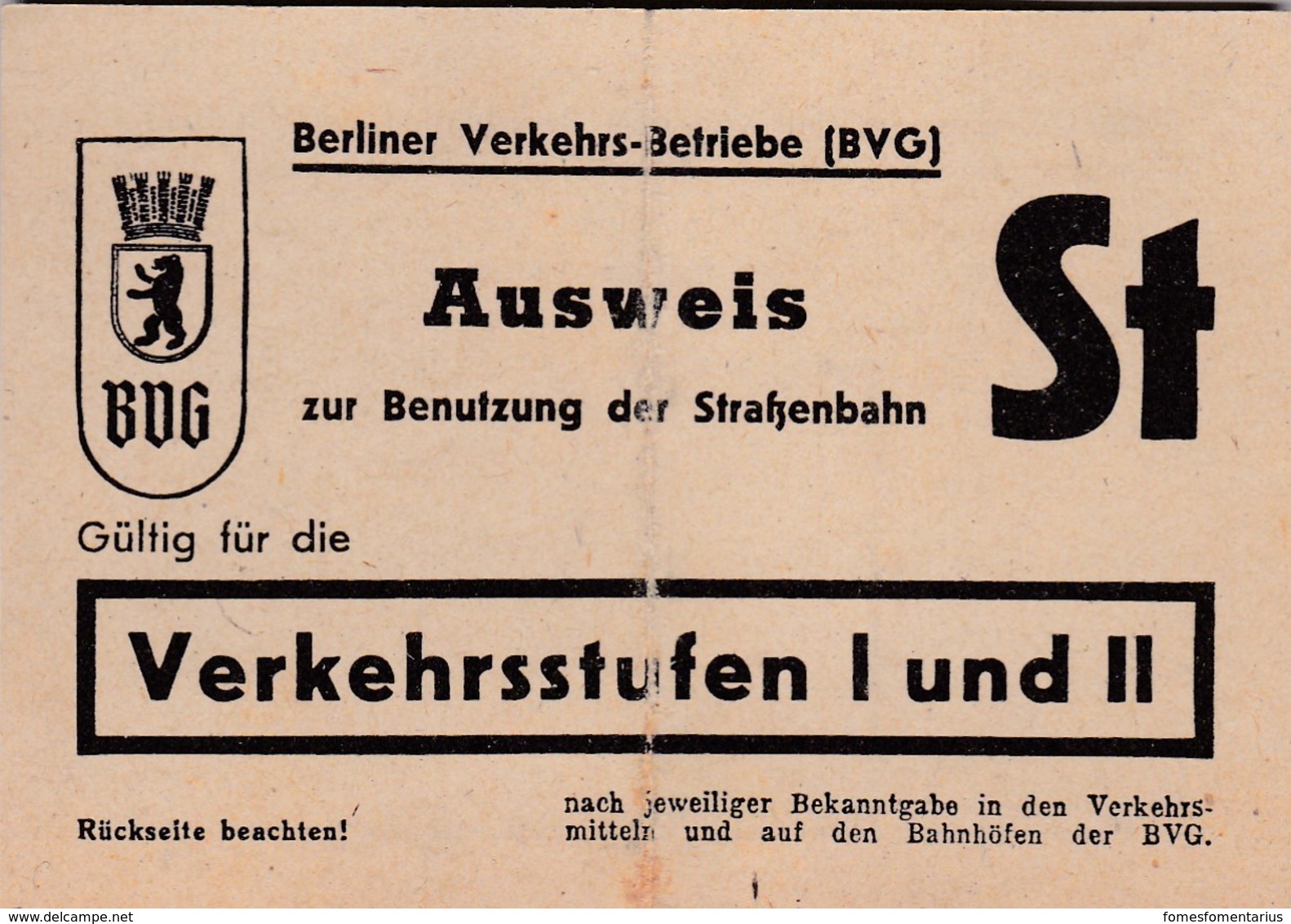 Laisser Passer Usine Siemens, Berlin Année 1945, Bon état - Documents Historiques