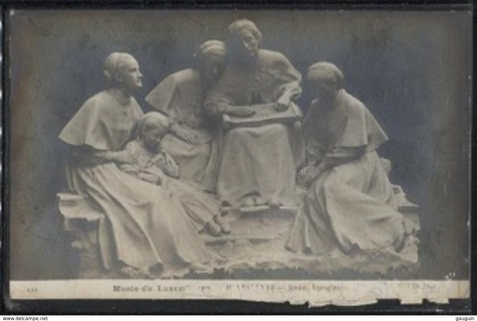 CPA - Musée Luxembourg PARIS - H.LEFIEVRE - "Jeunes Aveugles" - Sculptures