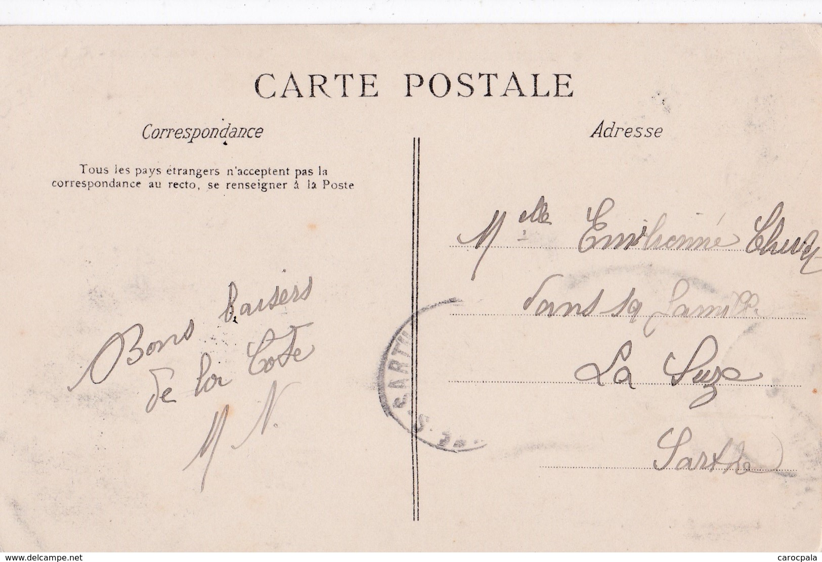 Carte 1910 SAINT SEBASTIEN LES NANTES / LA COTE VERS NANTES - Saint-Sébastien-sur-Loire