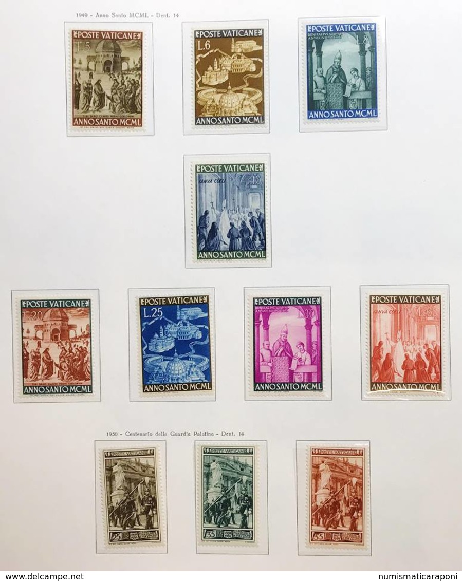 CITTA' DEL VATICANO 1939-1953 Collezione Montata Su Cartella E Fogli Marini Bella Qualità Fogli Marini In Aggiunta - Nuovi