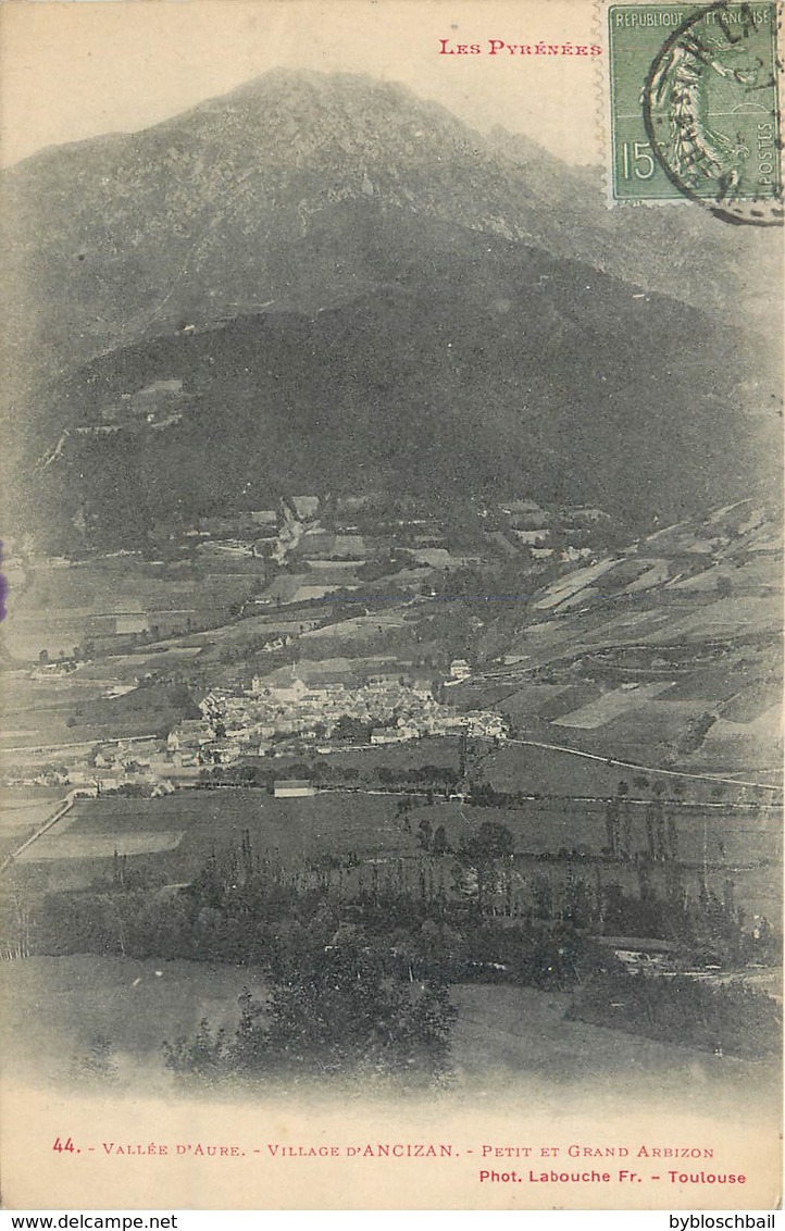 CPA 65 Hautes Pyrénées Vallée D'Aure - VILLAGE D ANCIZAN PETIT ET GRAND ARBIZON - La Barthe De Neste