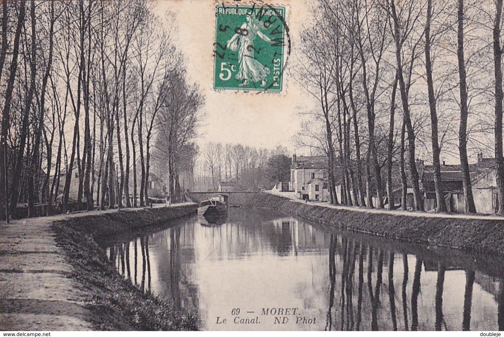 D77  MORET  Le Canal - Moret Sur Loing