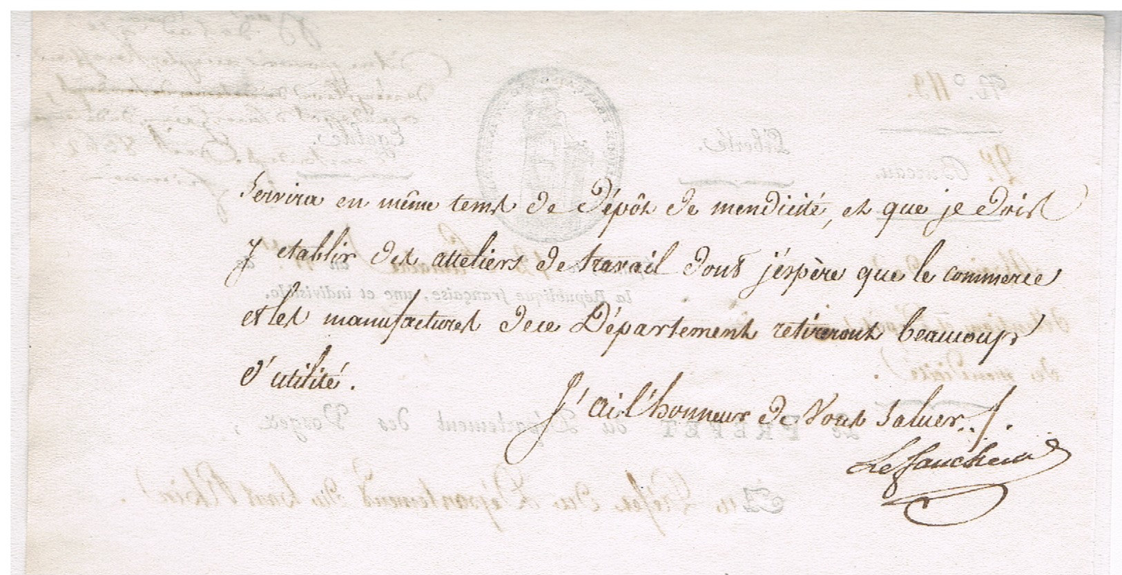 Épinal An 11 – 3.12.1802 ‘’Histoire De Prison’’ - Historical Documents