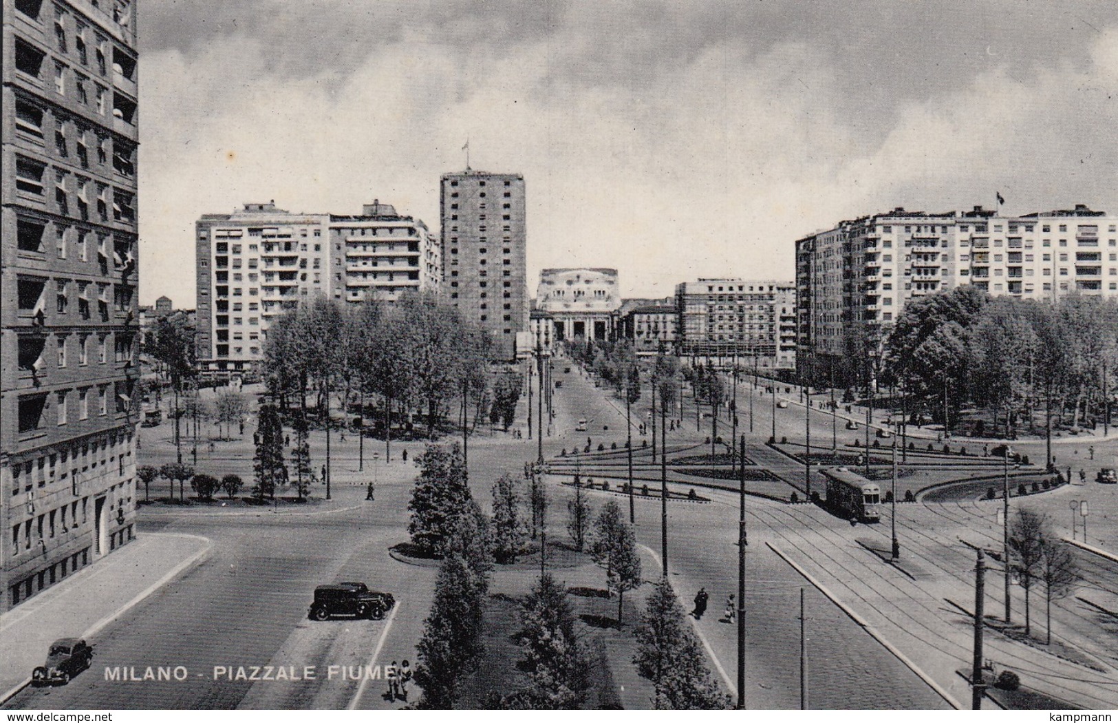 Tram/Strassenbahn Milano,Piazzale Fiume, Ungelaufen - Tram