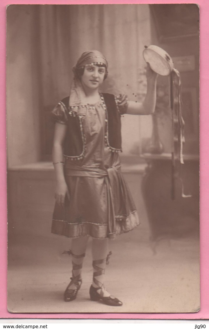 CPA Folklore Photo L.Hattiger Belfort (90) Femme 8-03-25 - Danses