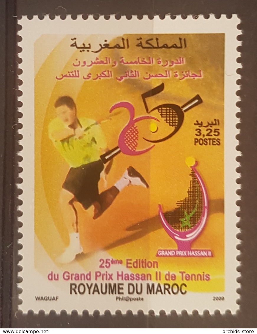 DE23 - Morocco 2009 MNH Stamp Grand Prix Tennis Sports - Maroc (1956-...)