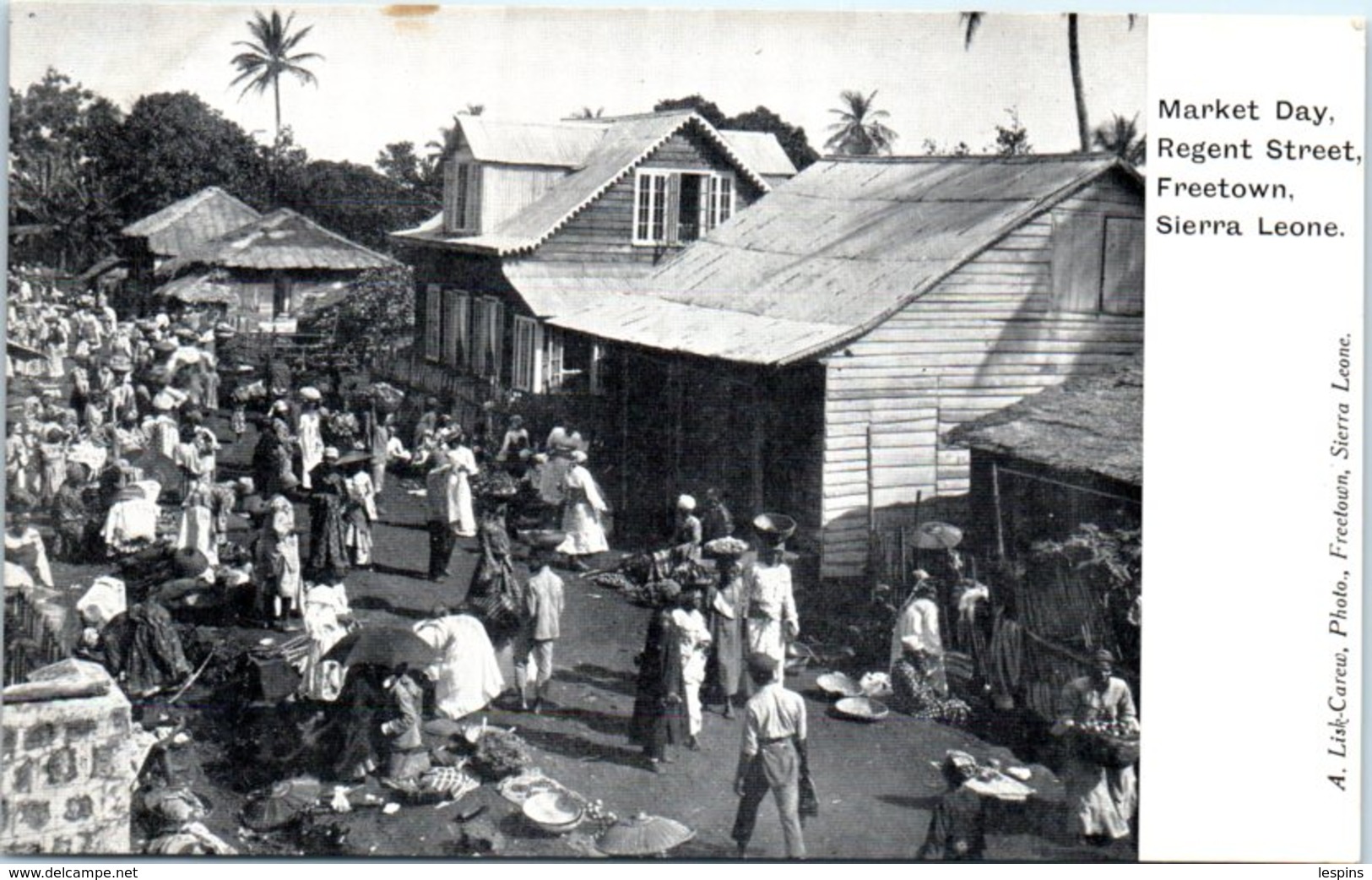 AFRIQUE --  SIERRA LEONE -- Market Bay - Regent Street - Sierra Leone