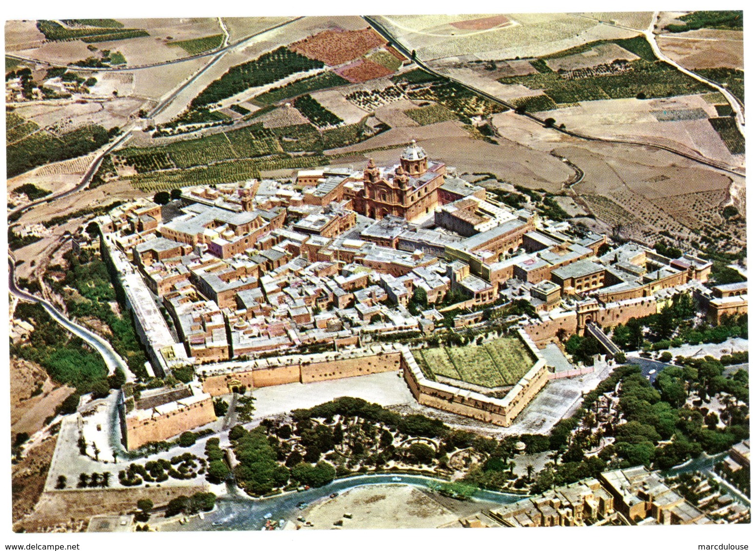 Malta. The Walled City Of Mdina.Cathedral. Malte. La Ville Fortifiée De Mdina. - Malte