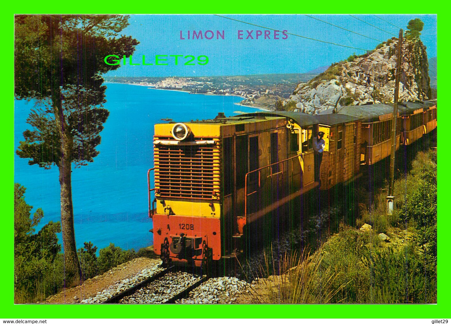 TRAINS - LIMON EXPRESS AT COSTA BLANCA, ESPANA - GALIANA - - Trains