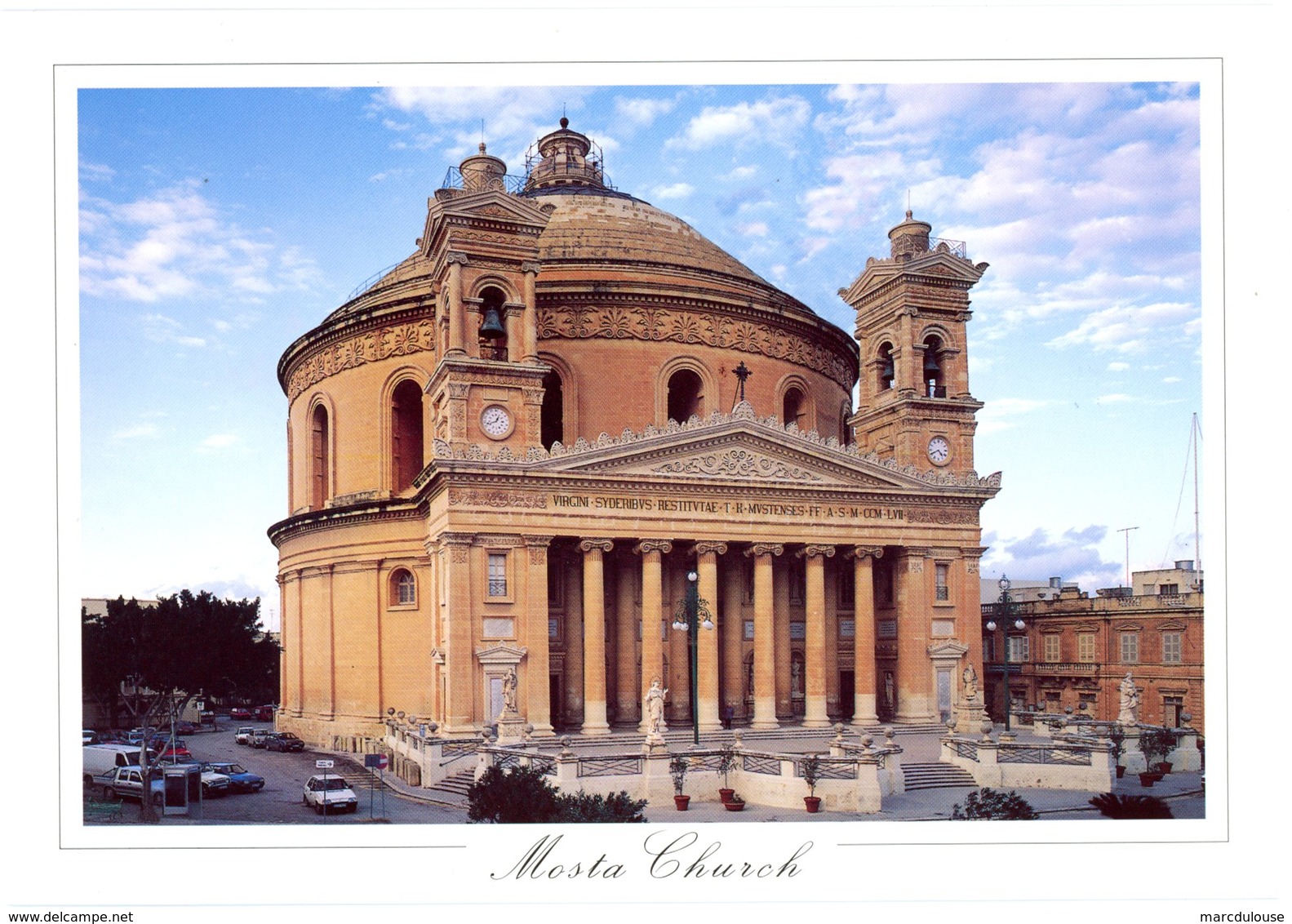 Malta. Mosta Church. The Rotunda Was Built Between 1833 And 1860 On The Design Of The Maltese George Grognet De Vasse. - Malte