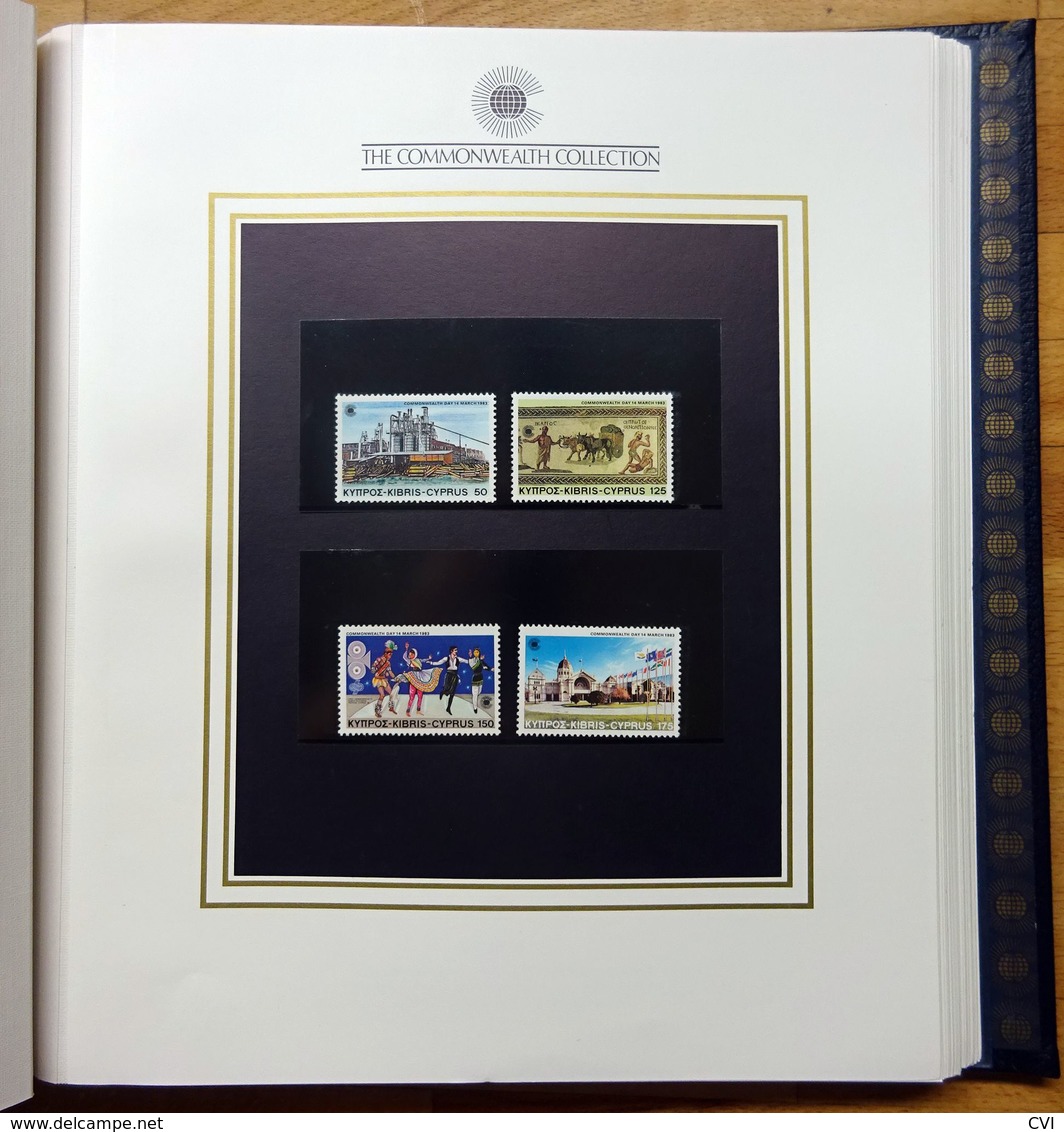 1983 The Commonwealth Collection MNH COMPLETE in Boxed Album Folder.