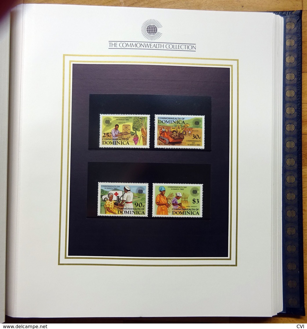 1983 The Commonwealth Collection MNH COMPLETE in Boxed Album Folder.