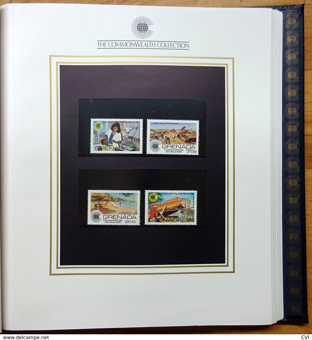 1983 The Commonwealth Collection MNH COMPLETE in Boxed Album Folder.