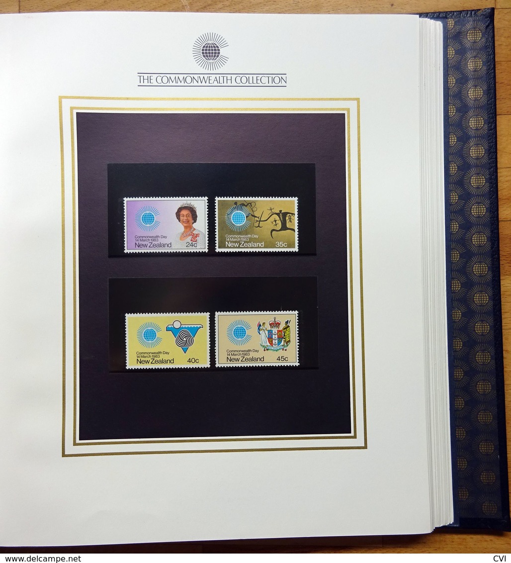 1983 The Commonwealth Collection MNH COMPLETE in Boxed Album Folder.