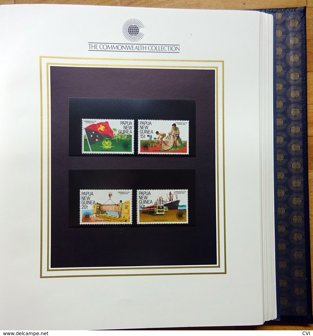 1983 The Commonwealth Collection MNH COMPLETE in Boxed Album Folder.