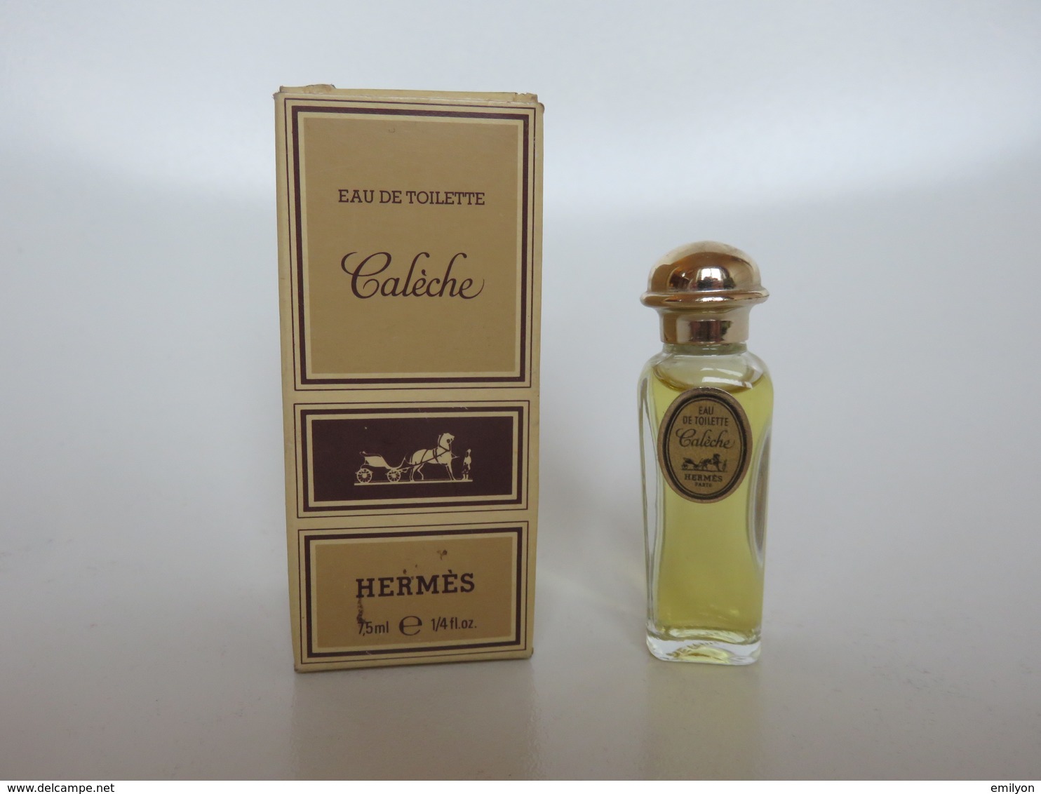 Calèche - Hermès - Eau De Toilette - 7.5 ML - Miniatures Femmes (avec Boite)