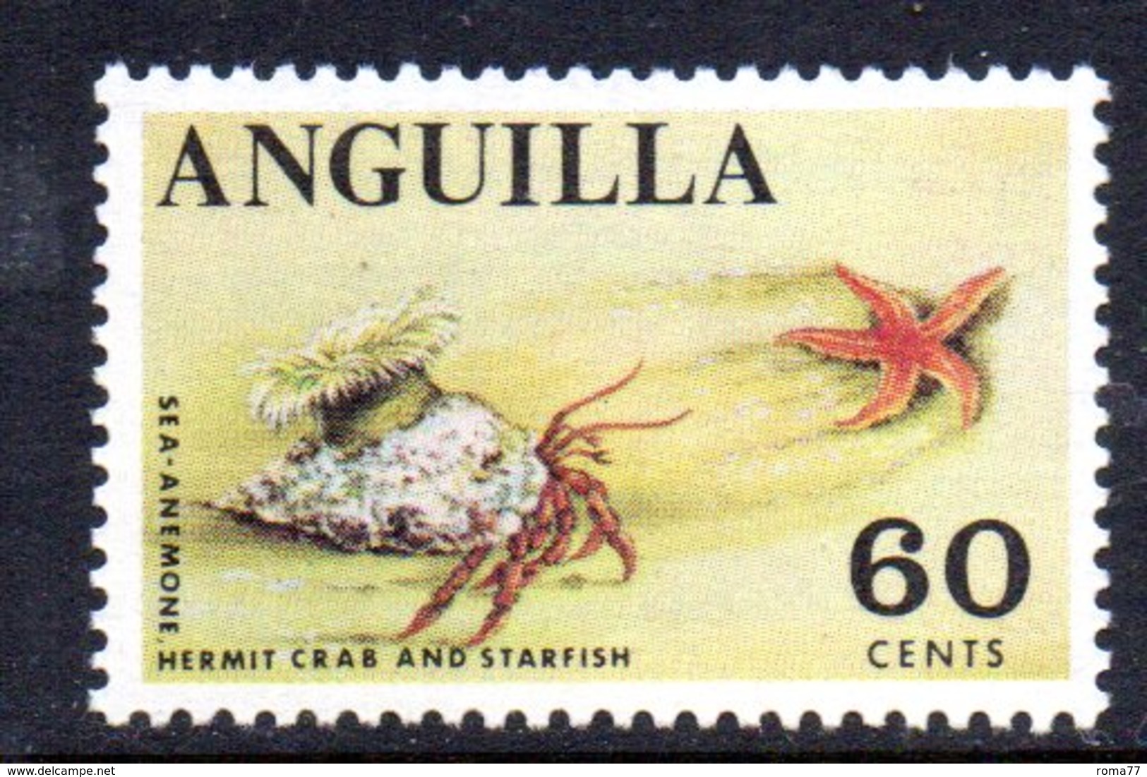 W1015 - ANGUILLA 1967 , Ordinaria Yvert N. 12   ***   MNH - Anguilla (1968-...)