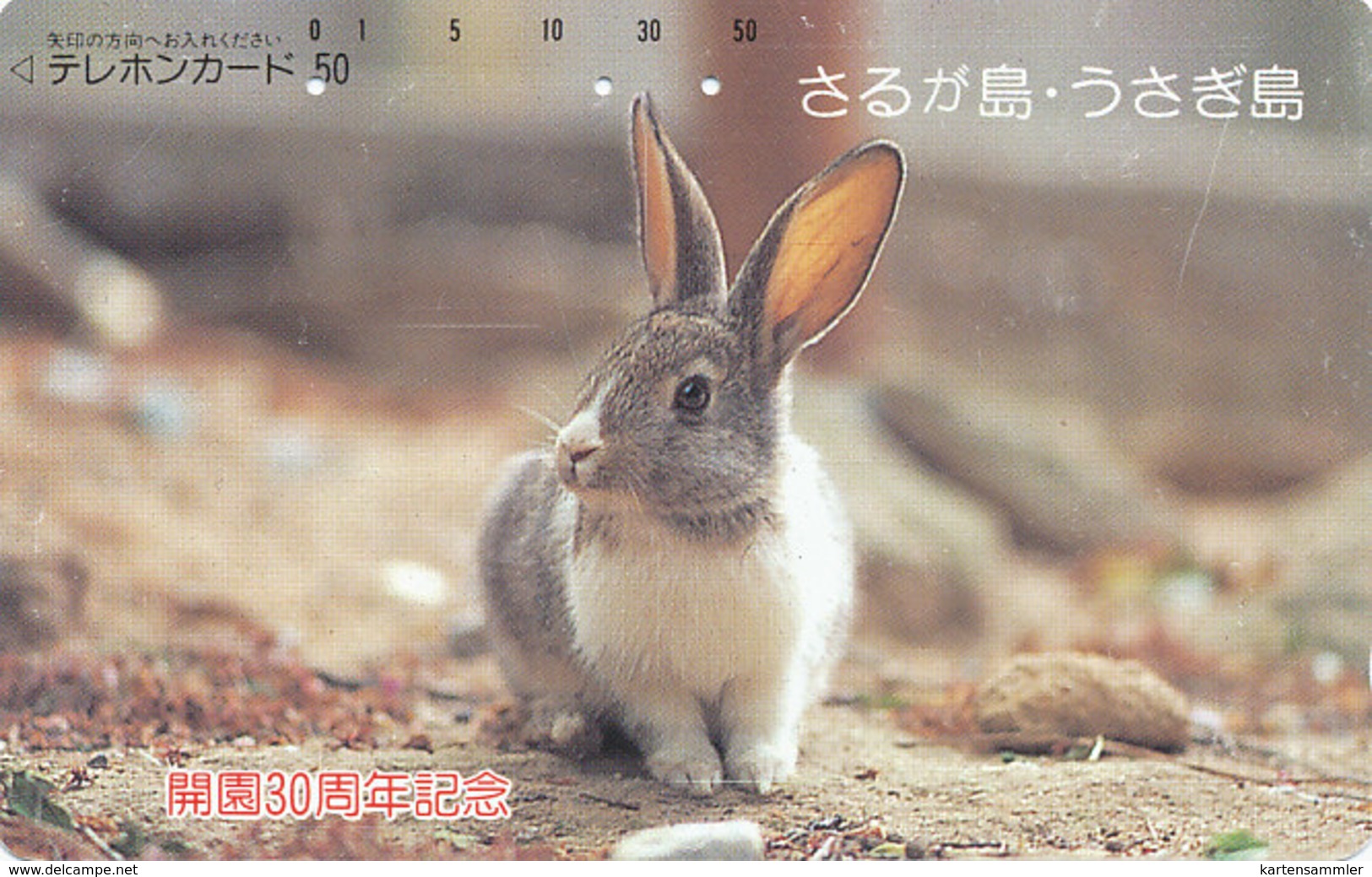 JAPAN Telefonkarte - Hasen -siehe Scan -4567 - Sonstige & Ohne Zuordnung