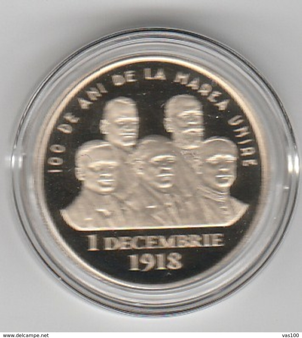 ROMANIA -2018- 50 BANI - COMMEMORATIVE COINS - 100 Years Since The Union Of TRANSYLVANIA With Romania PROOF (Rare) - Roumanie