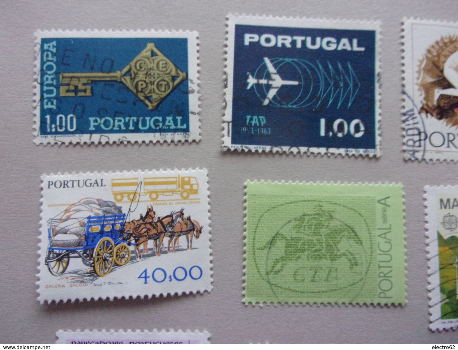 Portugal Lot De 16 Timbres - Autres & Non Classés