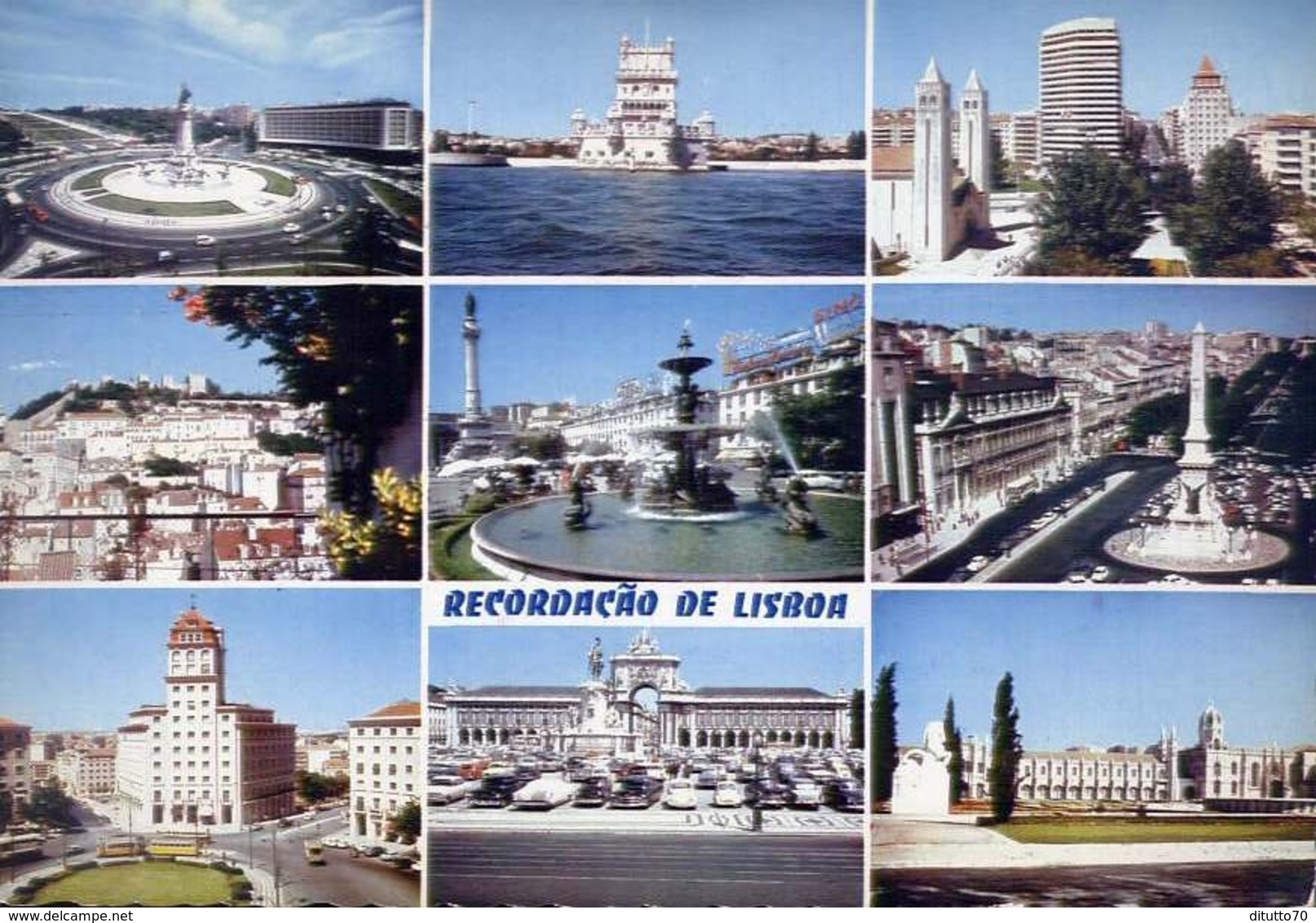 Recordacao De Lisboa - Formato Grande Non Viaggiata – E 9 - Altri & Non Classificati
