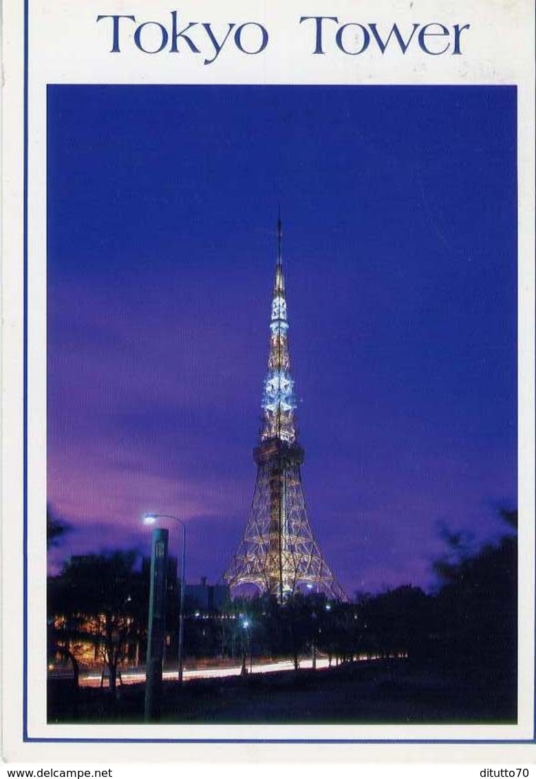 Tokyo - Tower - Formato Grande Viaggiata Mancante Di Affrancatura – E 9 - Altri & Non Classificati