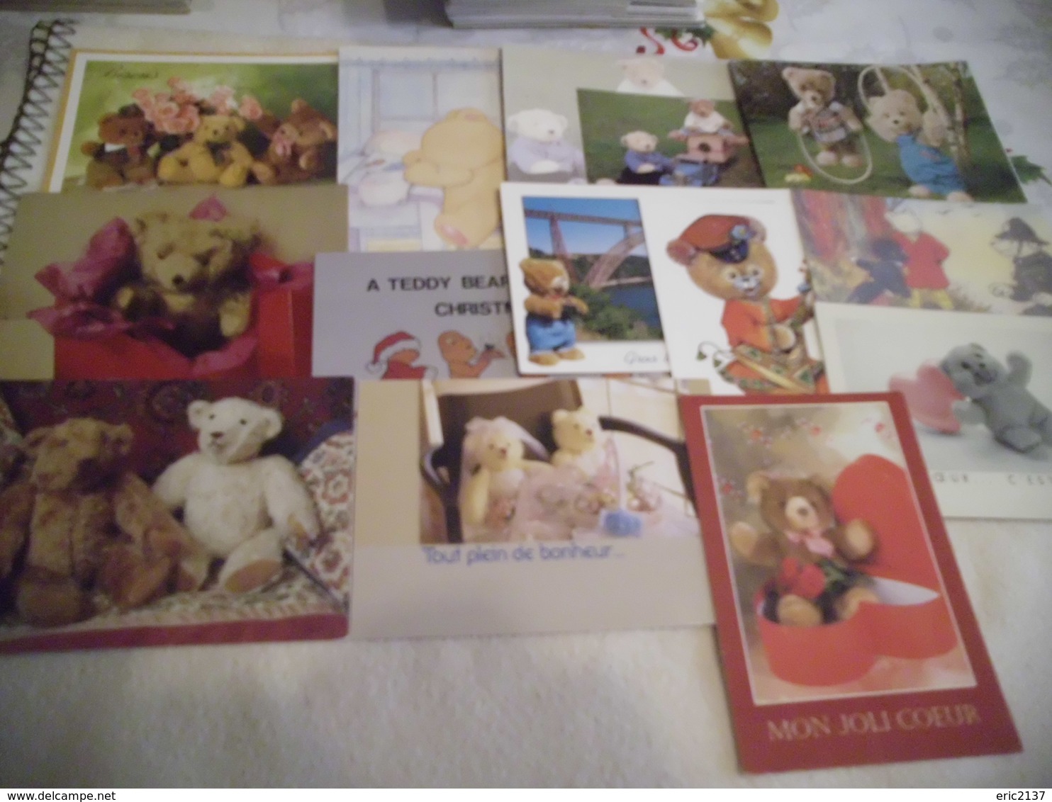 LOT DE 13 CARTES ....OURSONS...NOUNOURS...PELUCHES... - 5 - 99 Cartoline