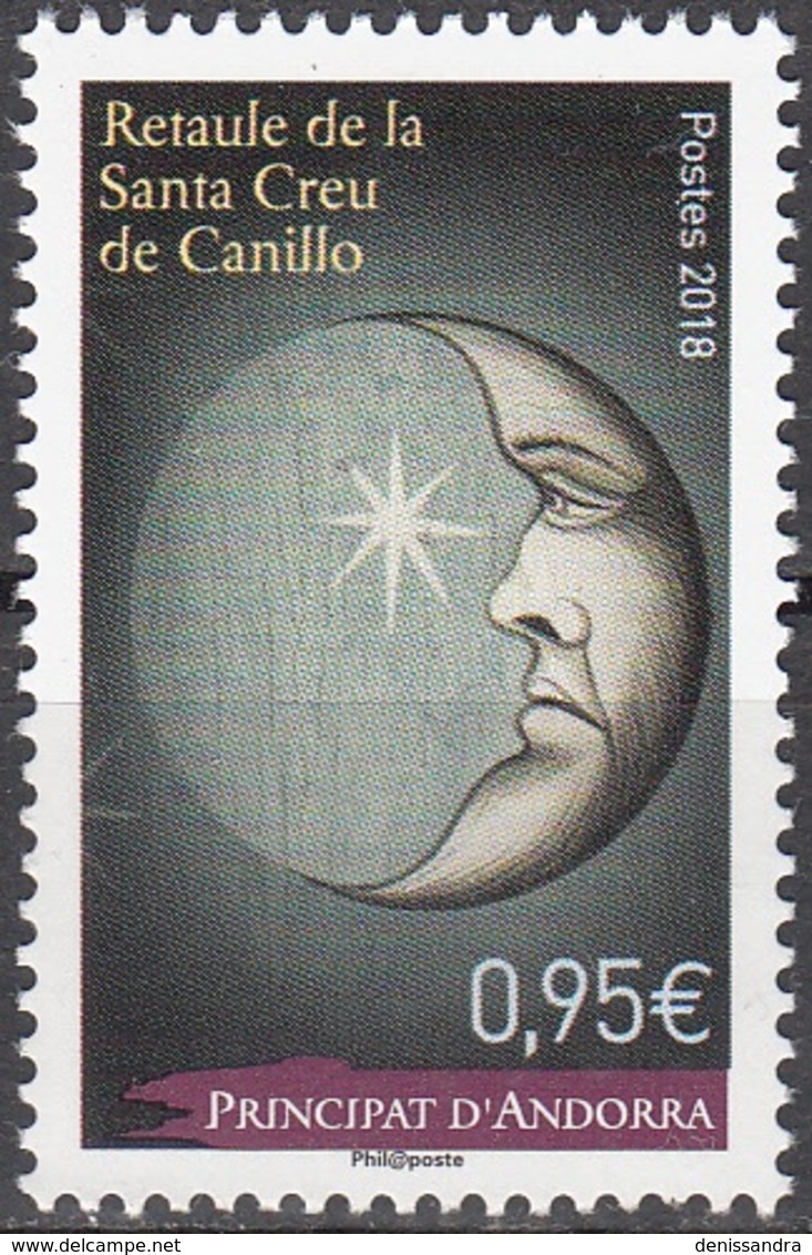 Andorre Français 2018 Retable De La Santa Creu De Canillo Neuf ** - Unused Stamps