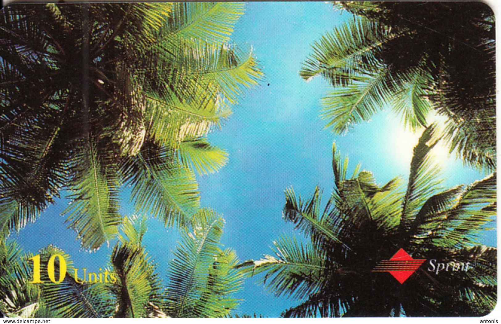 GERMANY - Palm Trees, Sprint Prepaid Card 10 Units, Tirage 2000, 08/94, Unused - [2] Prepaid