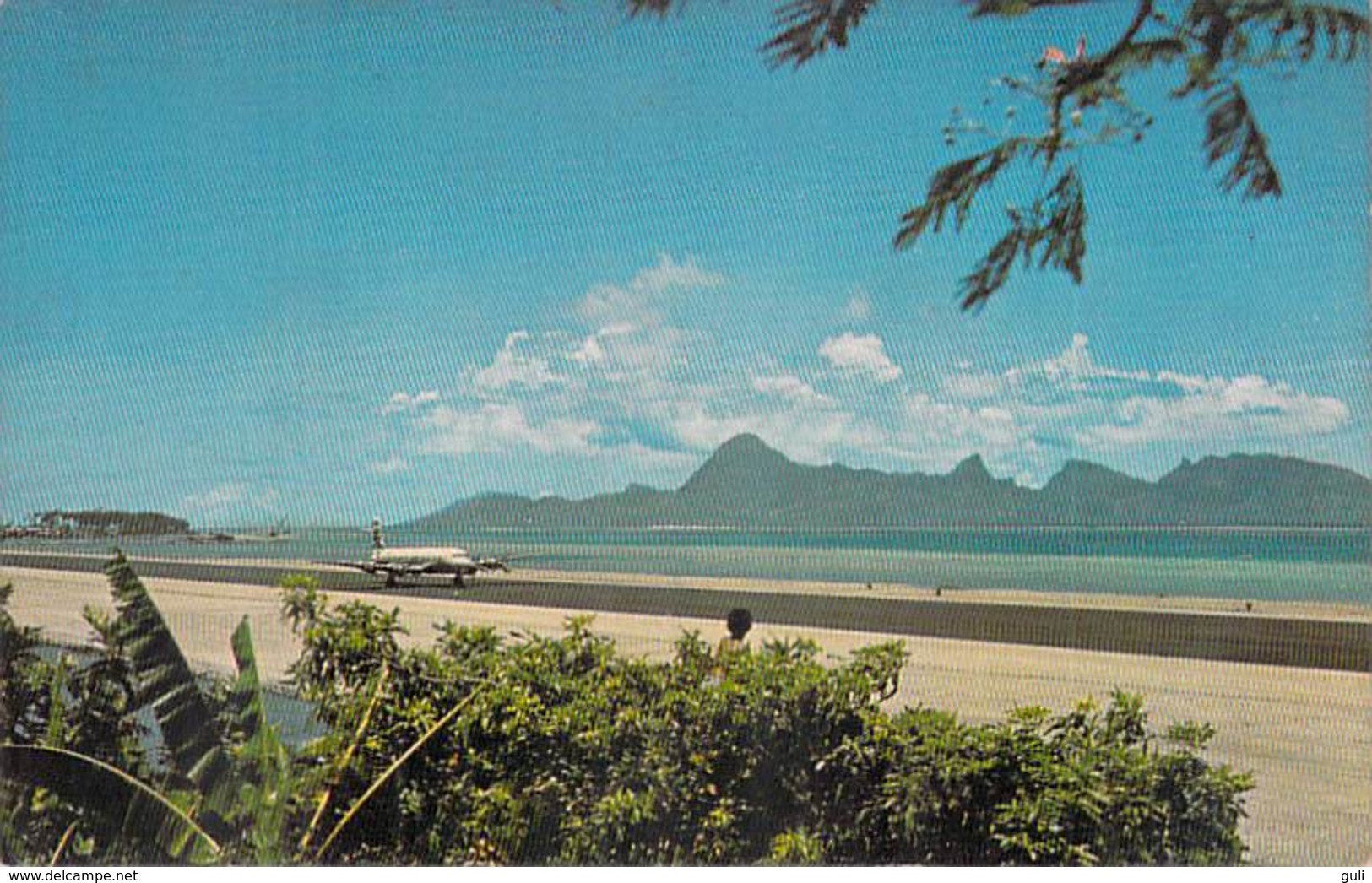 Polynésie Française TAHITI'S AIRPORT Aérodrome De Tahiti Aéroport  (avion)( Tahiti Photo Sounam C11982 ) BV *PRIX FIXE - Polynésie Française