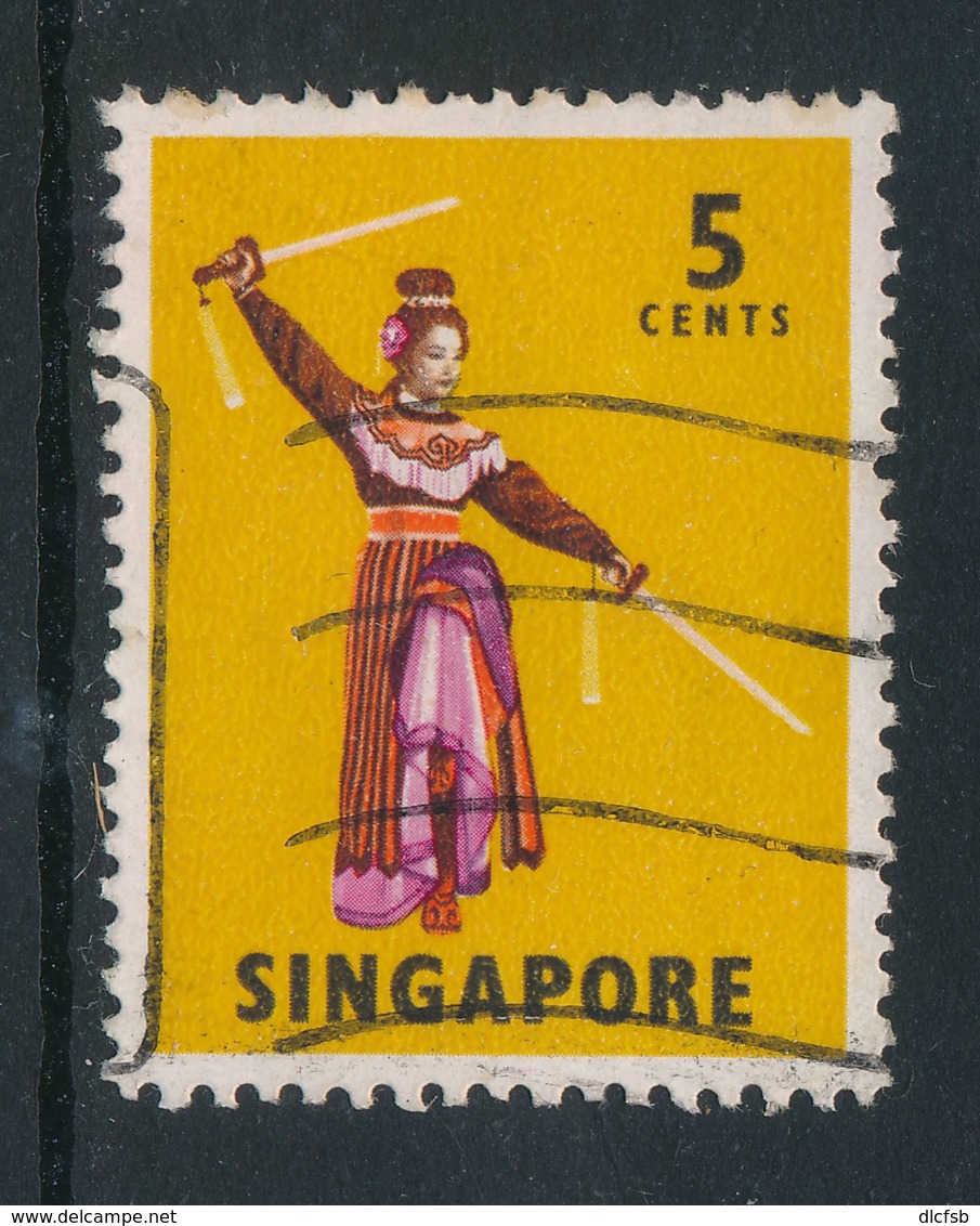 SINGAPORE, 1968 5c P13 Fine Used, Cat £10 - Singapore (1959-...)