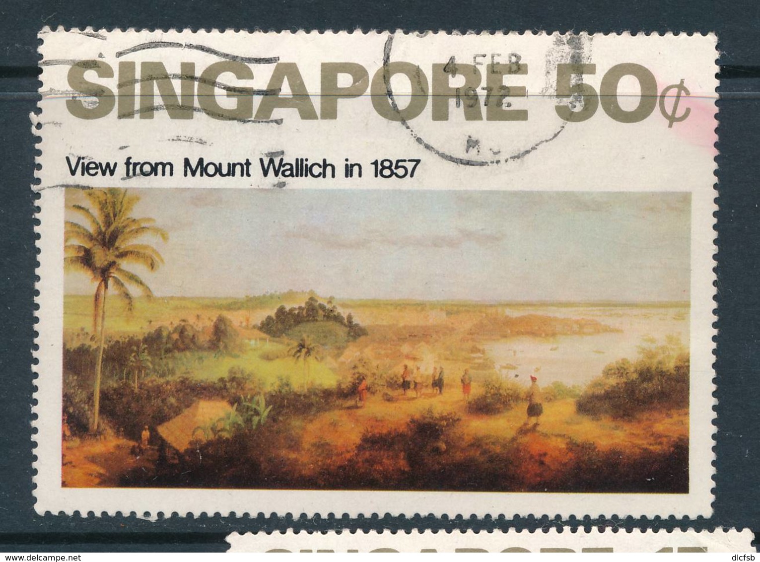 SINGAPORE, 1971 Painting 50c Fine Used, Cat £14 - Singapore (1959-...)