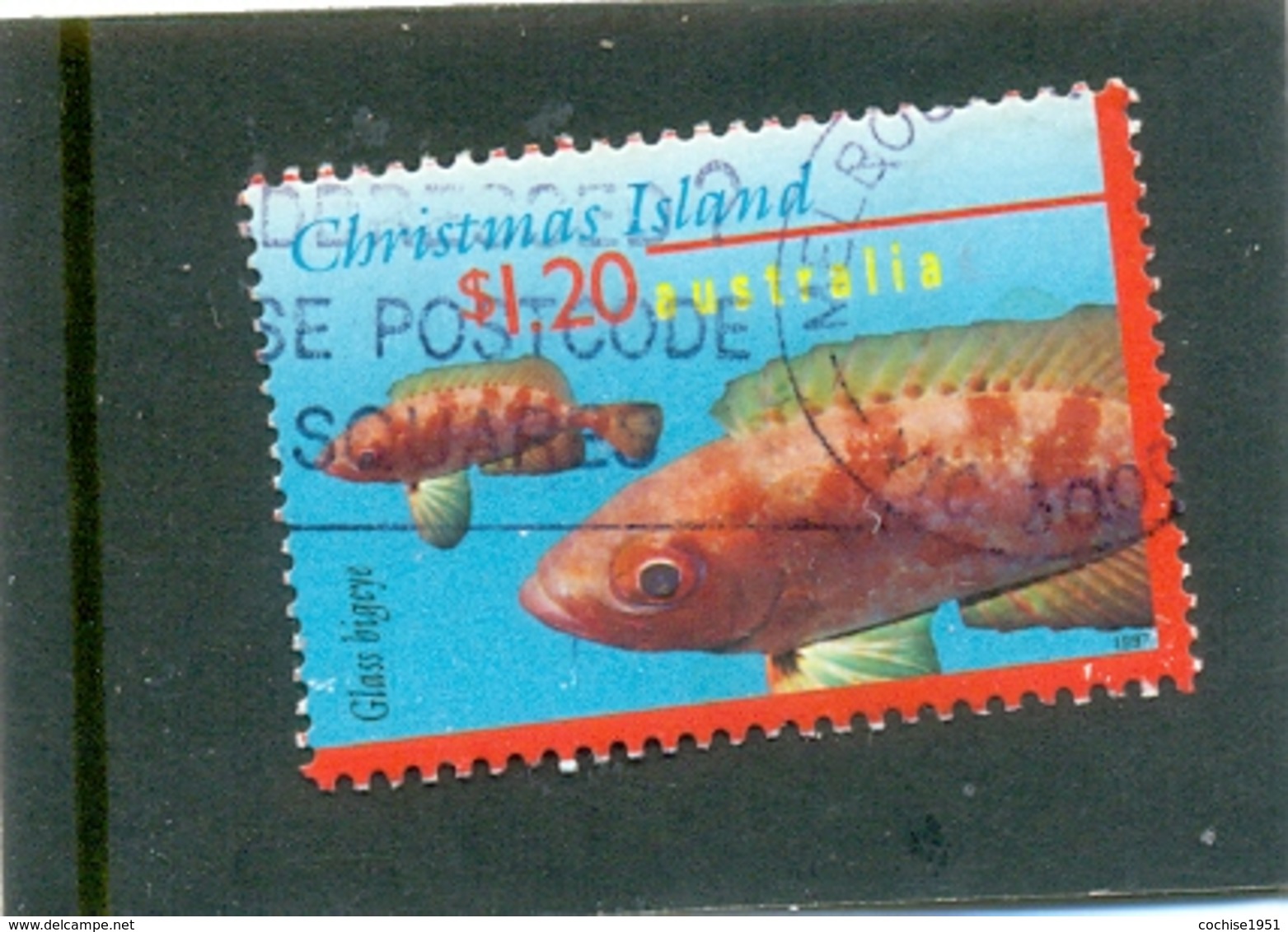 1997 CHRISTMAS ISLAND Y & T N° 431 ( O ) Poisson 1$20 - Christmas Island